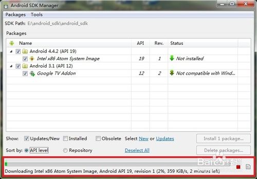 解決Android SDK Manager更新、下載速度慢